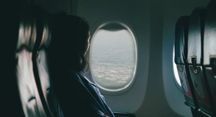 If you can, choose business class for the best sleeping conditions.