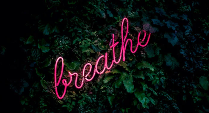 Breathing with the 4-8-7 method might help you falling asleep.