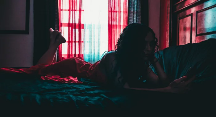 Blue light from a screen is one of the worst things you can do to your sleeping pattern.