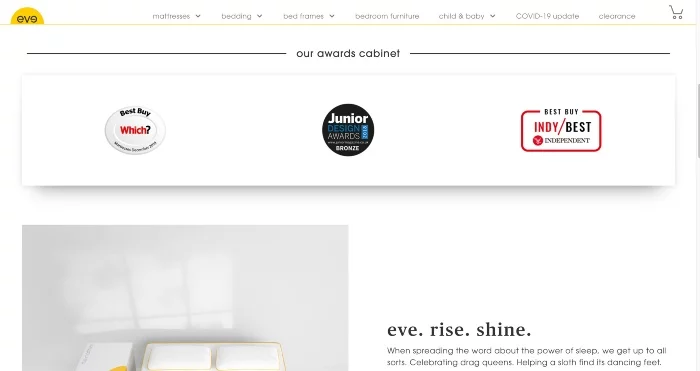 Eve Mattress Awards
