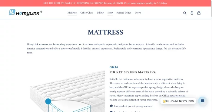 HomyLink Mattress Awards