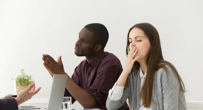 Feeling tired is one of the effects of not having enough sleep. 