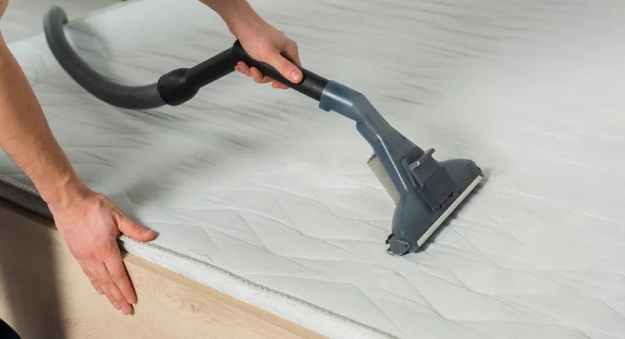 Forget the idea of cleaning a mattress when you see it dirty. Keep in mind a "twice a year" target! 
