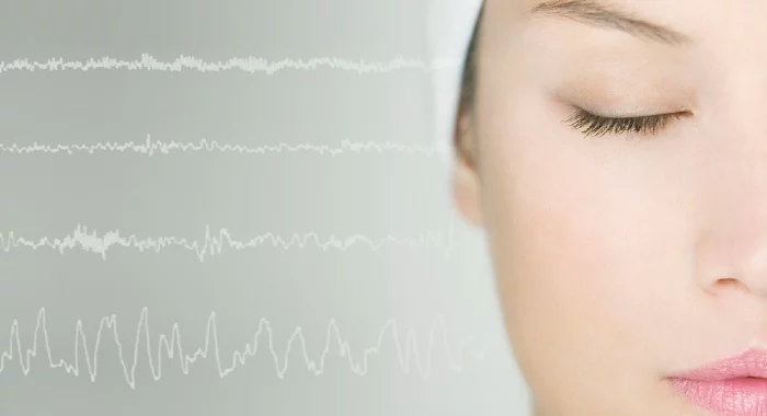 When you sleep your brain is still active and it is when the theta brain waves happen.